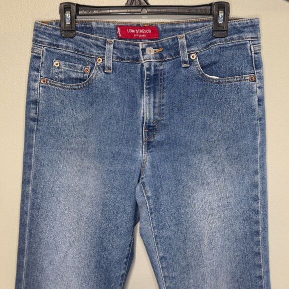 Levi’s 519 Low Stretch Flare Denim Jeans Size 11 Juniors - Picture 8 of 9